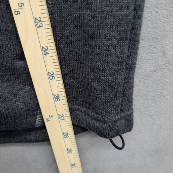 Avalanche Wear Fleece Knit Jacket Men's Size Large, Dark Gray Zippered Pockets - Picture 5 of 5